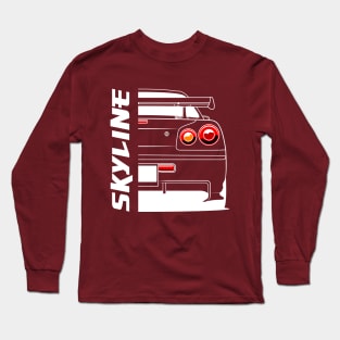 GTR SKYLINE GT-R34 Long Sleeve T-Shirt